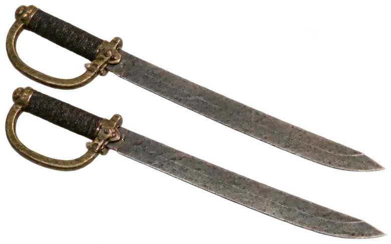 Twin butterfly swords